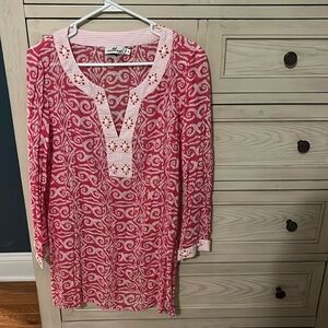 Vineyard Vines Pink Swimsuit Cover up Dress